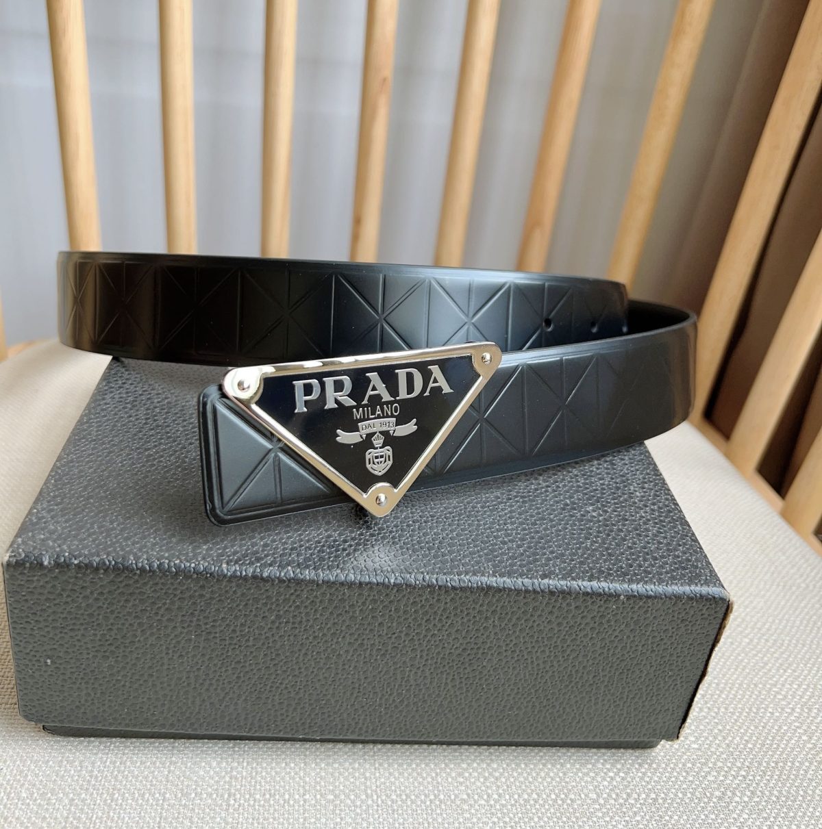 Prada Men Belt Width 3.5cm - Image 1