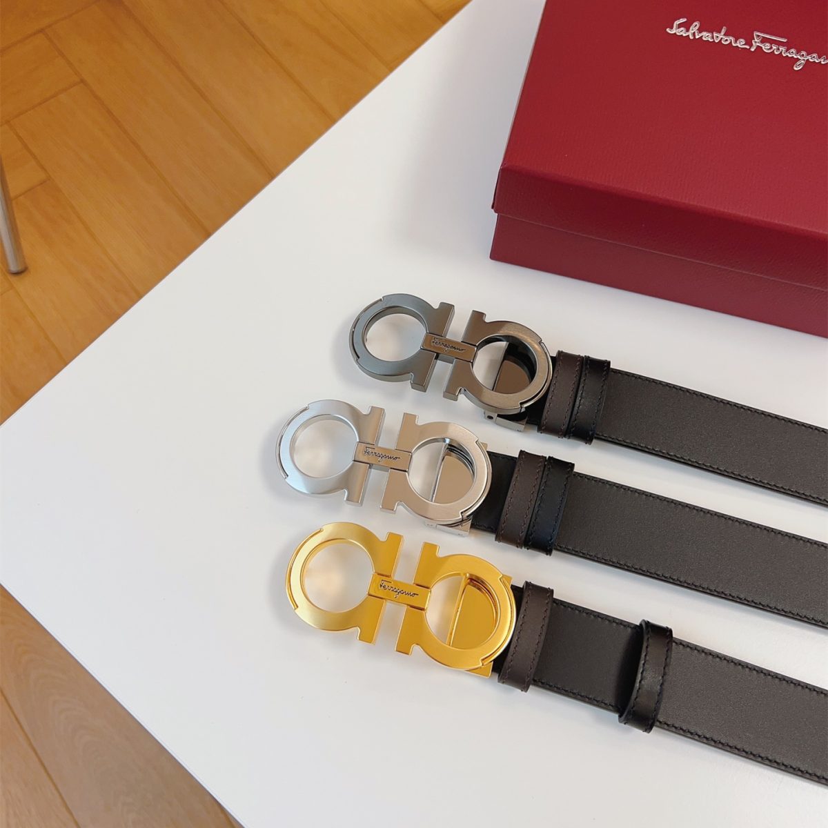 Ferragamo Men Belt Width 3.5cm - Image 1