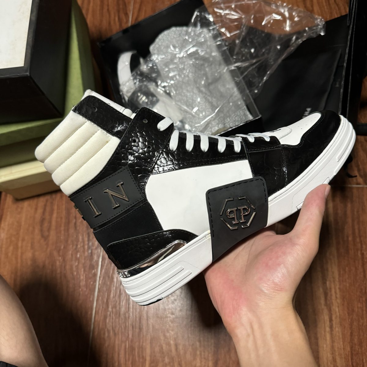Philipp Plein Mens Outdoor Sneakers Size 45 - Image 1