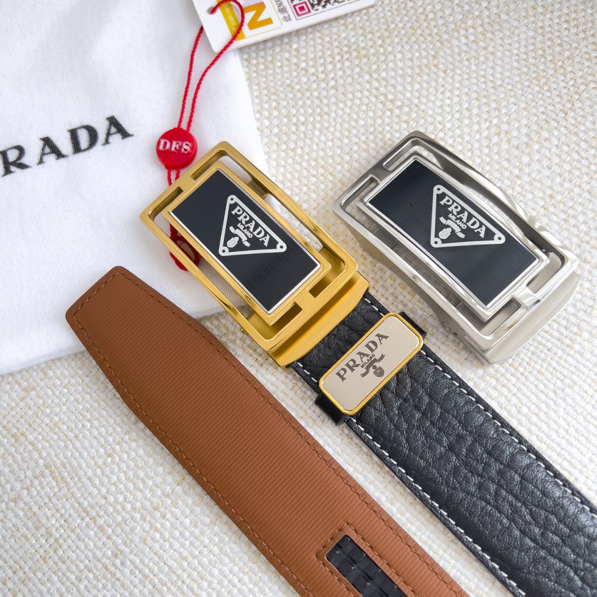 Prada Men Belt Width 3.5cm - Image 1