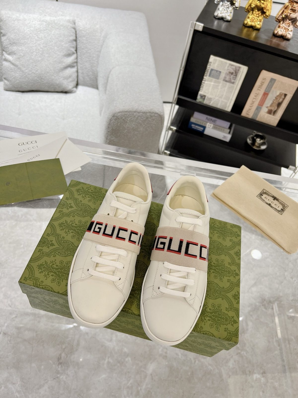Gucci Ace women Sneaker Size 37 - Image 4