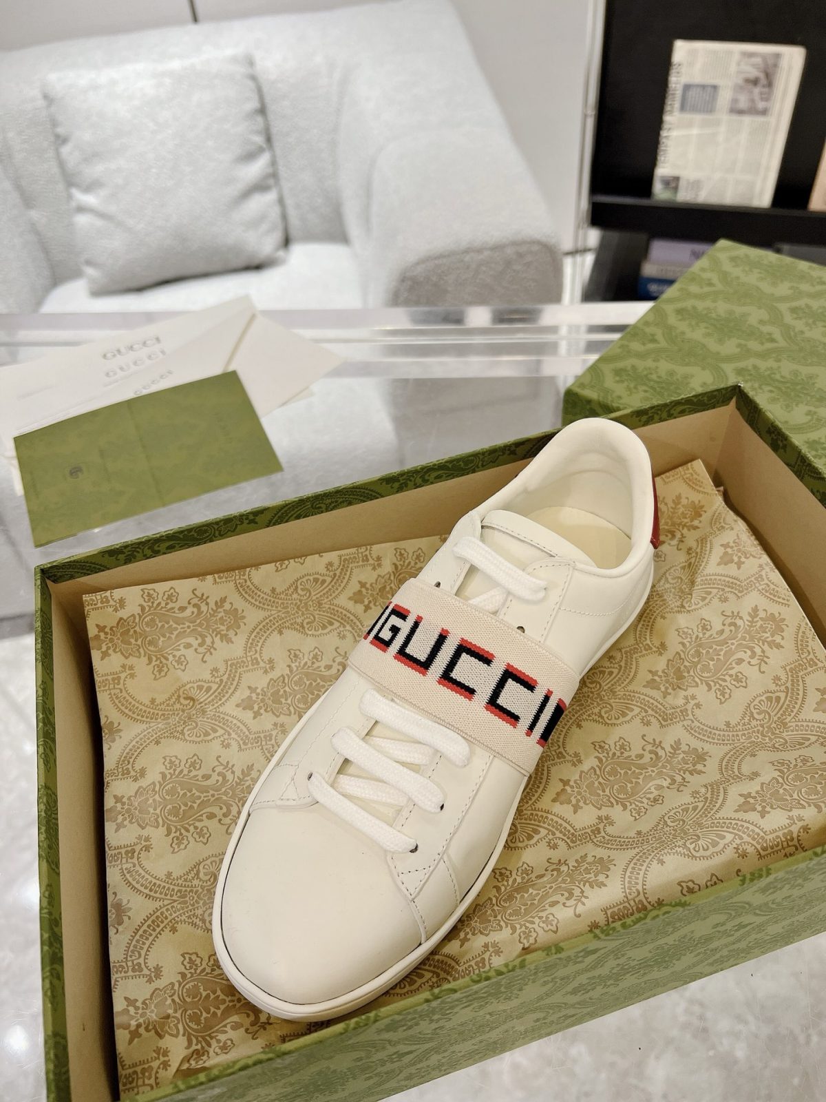Gucci Ace women Sneaker Size 37 - Image 5