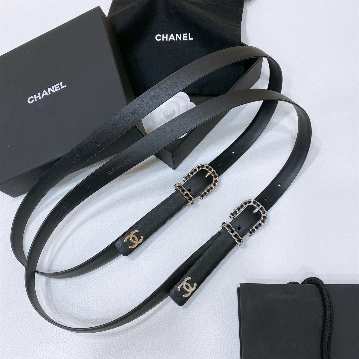 Chanel Women Belt Width 2cm - Image 1