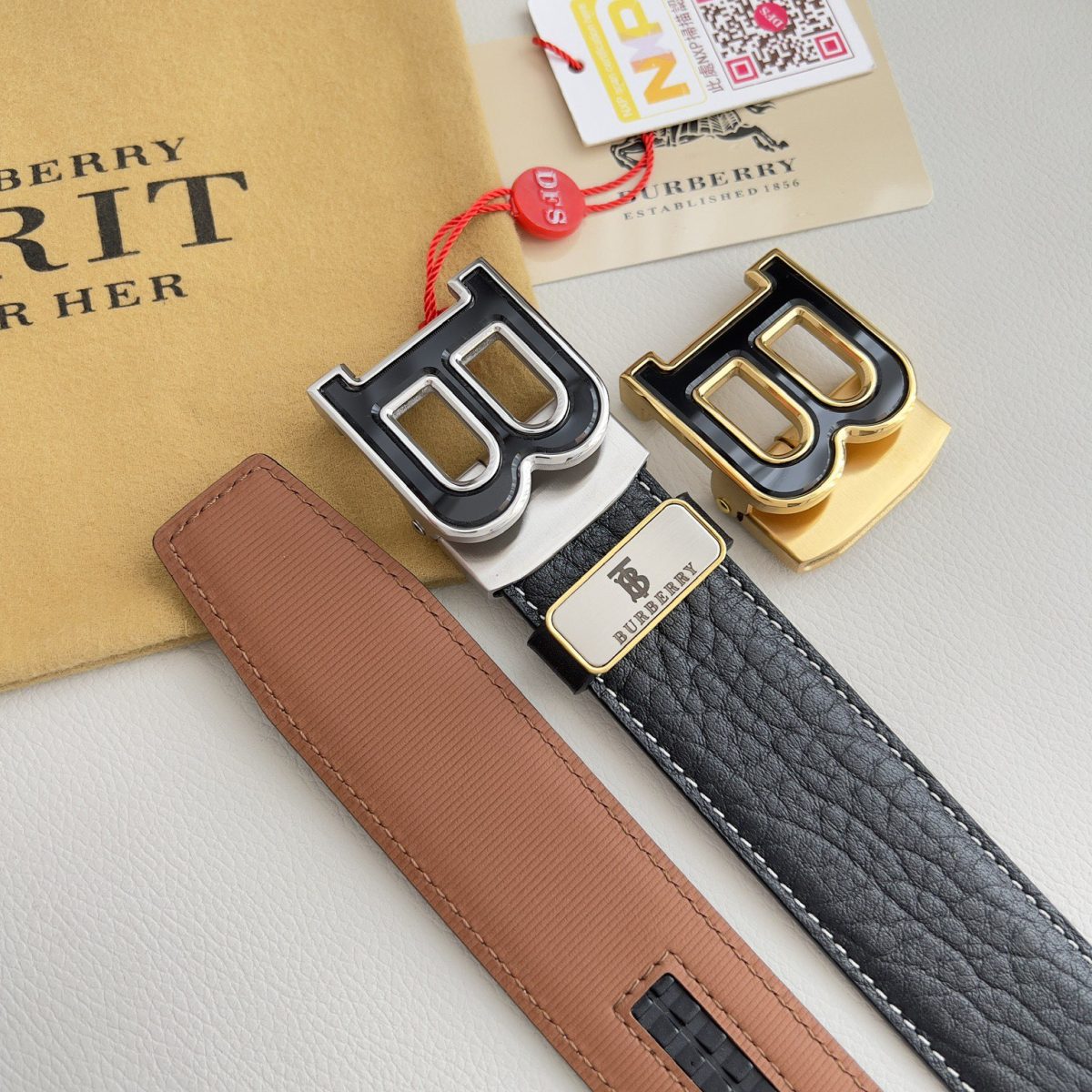 Burberry Men Belt Width 3.5cm - Image 1