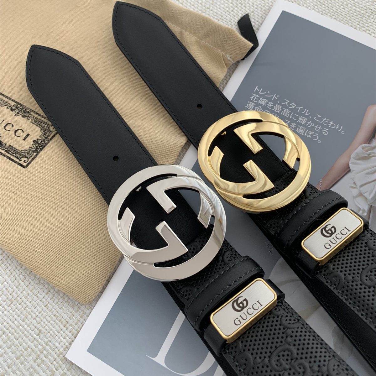 Gucci Men Belt Width 3.8cm - Image 1